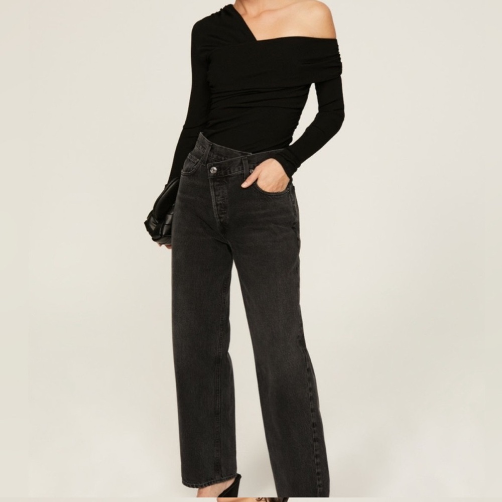 Black agolde jeans